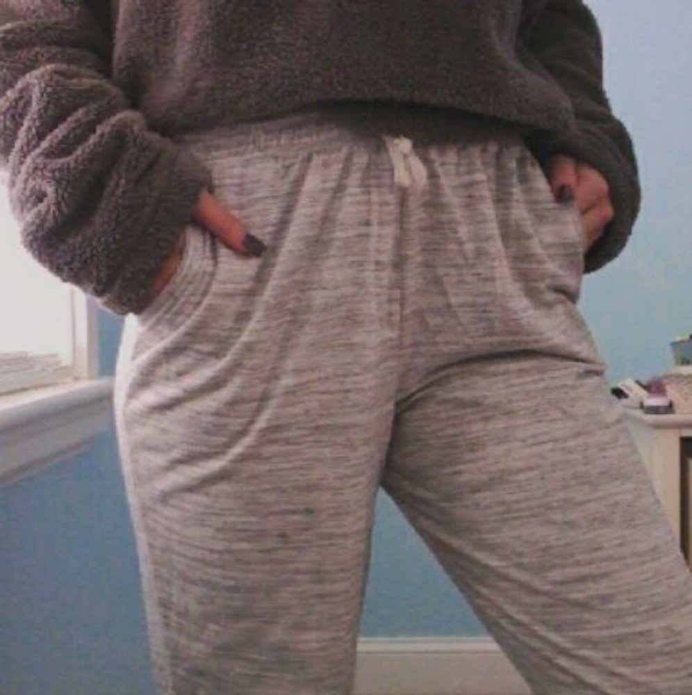 Grey n white sweats